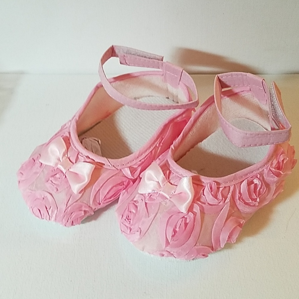 PINK Ankle Lacy Shoes Size 12 (29) 5" x 2 1/4"